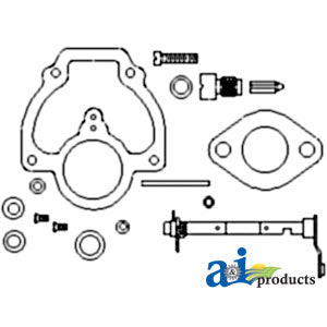 Rebuild Kit for Zenith Carburetor #8964 on Case-IH "C" Tractors
