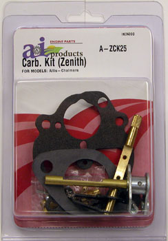 Rebuild Kit for Zenith 8979 On Allis Chalmers WC/WF Tractors