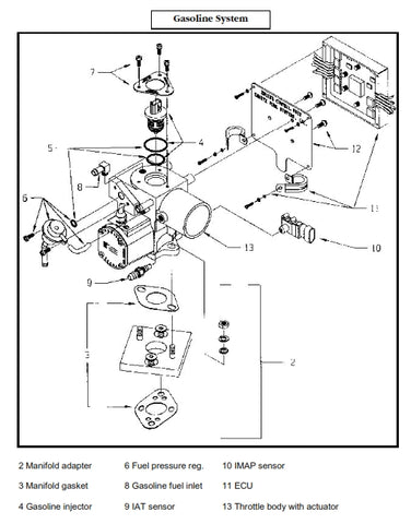 Nissan 1.3  Industrial Fuel Injection Parts ZEEMS