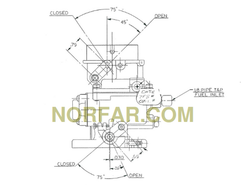Zenith 13908 Carburetor