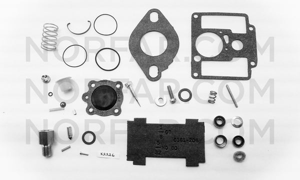 Zenith K2226 Carburetor kit for: 15043 15045 15047 15049 15050 15051 15053 15054 15055 15056 15057 15059 15078 15080 15081 15082 15084 15088 15092 15100 15104 15105 15106 15119.
