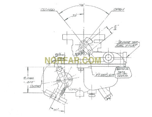 Continental F227, F245 Carburetor for Towmotor