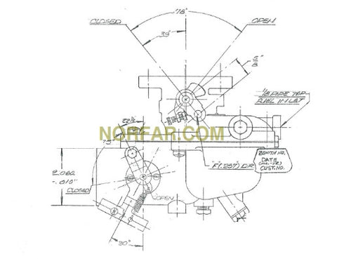 Continental F227, F245 Carburetor for Towmotor