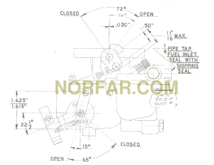 Wisconsin TF and TFD carburetor