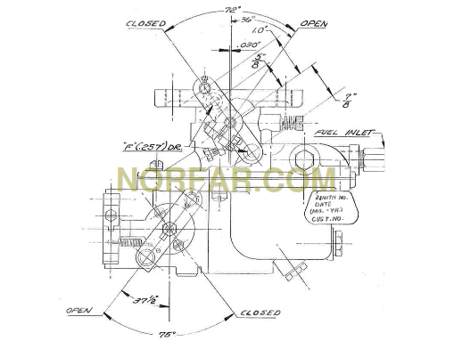 Continental F245 Carburetor
