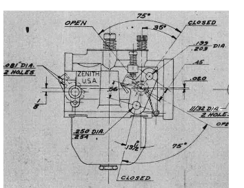 Zenith 13568 Carburetor