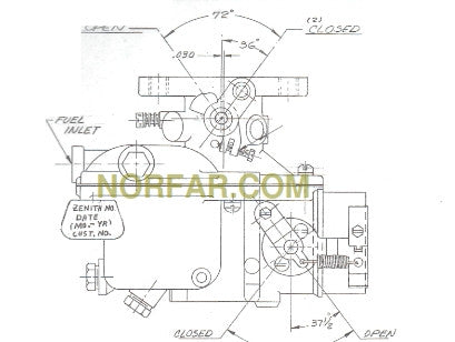 Massey Ferguson TCM forklift carburetor