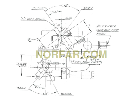 Miller Electric 062180 carburetor