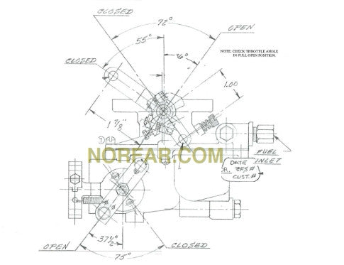 Zenith 13819 Carburetor for Continental Y112 engine