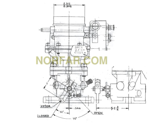 Ford 460 Industrial Carburetor, Kohler A291440 Carburetor