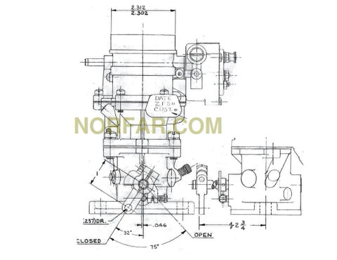 Ford 460 Industrial Carburetor, Kohler A291440 Carburetor