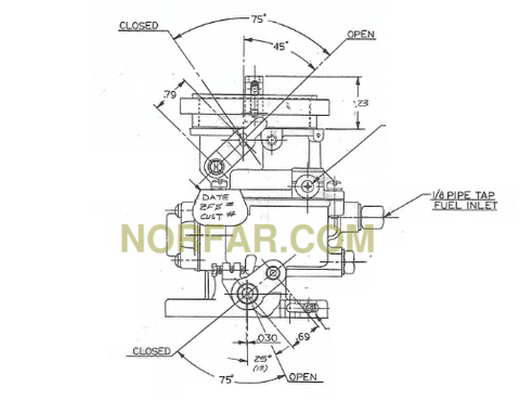 Ford 1.6 L engine Carburetor