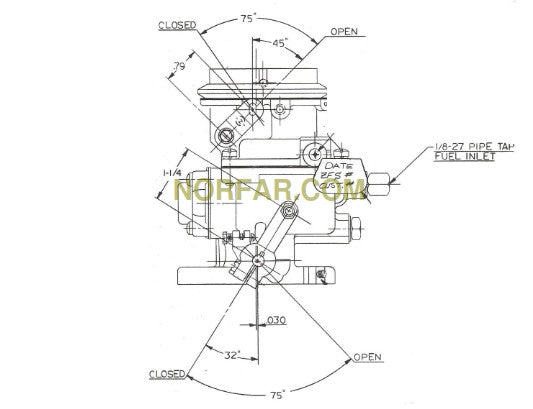  Allis Chalmers 491844 Carburetor