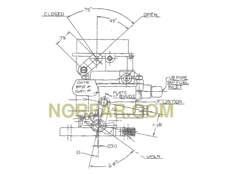Zenith 13972 Carburetor, Chrysler outboard part 4142760