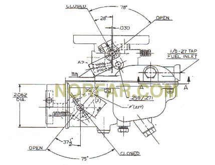 Continental TM13 Carburetor