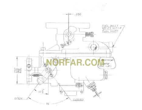 Zenith 14036 Carburetor