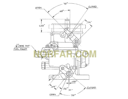 Ford VSG engine Carburetor