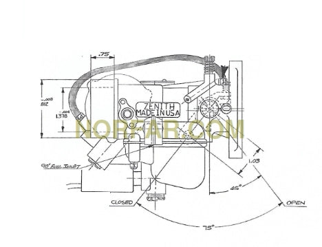 Zenith 14085 Carburetor