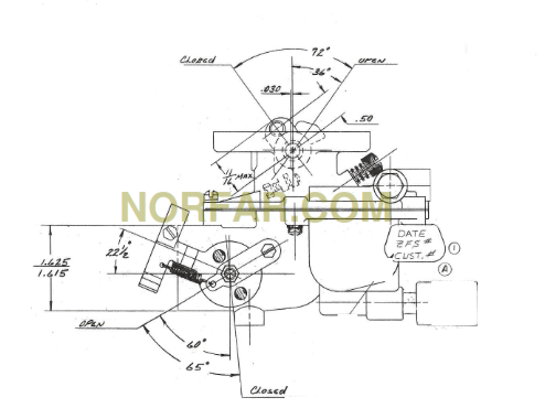 Wisconsin VH4 Engine Carburetor