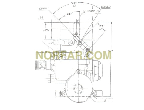 Carburetor for Ford LSG 423 engine