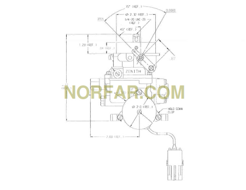 Carburetor for Ford VSG-411 engine, Ford part F6JL-9510-DA