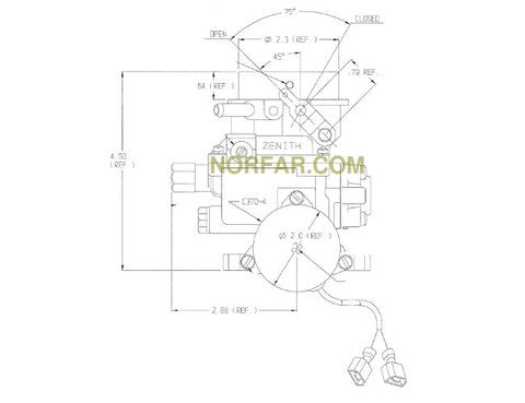 Jacobsen Carburetor 1002367 for Ford VSG-411 engine
