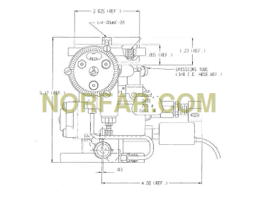 Zenith 15054 Carburetor for LRG-425 engine in Grove Manlift