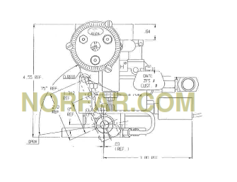Zenith 15058 Carburetor , Ford LGR425 carburetor, Kohler