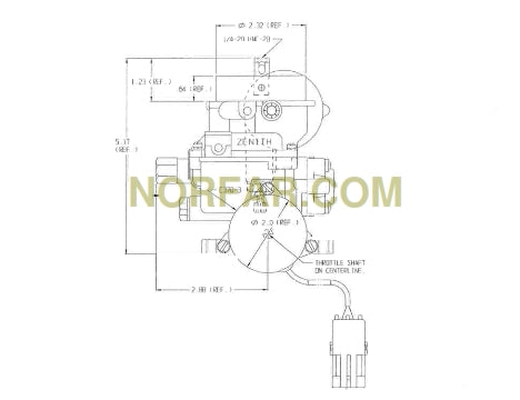 Zenith 15096 Carburetor, Ford part F8JL-9510-XA